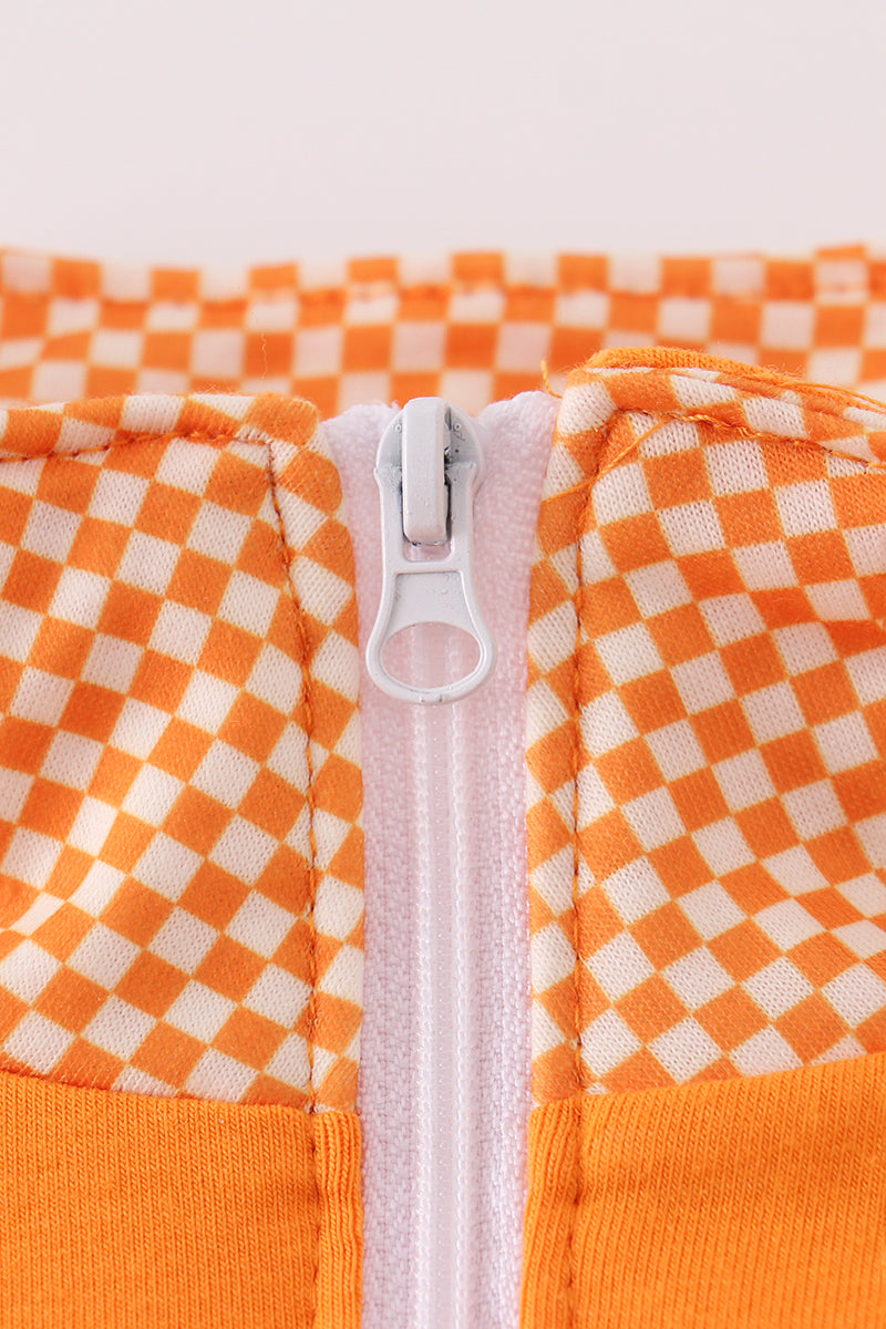 Orange Tennessee go vols applique pullover